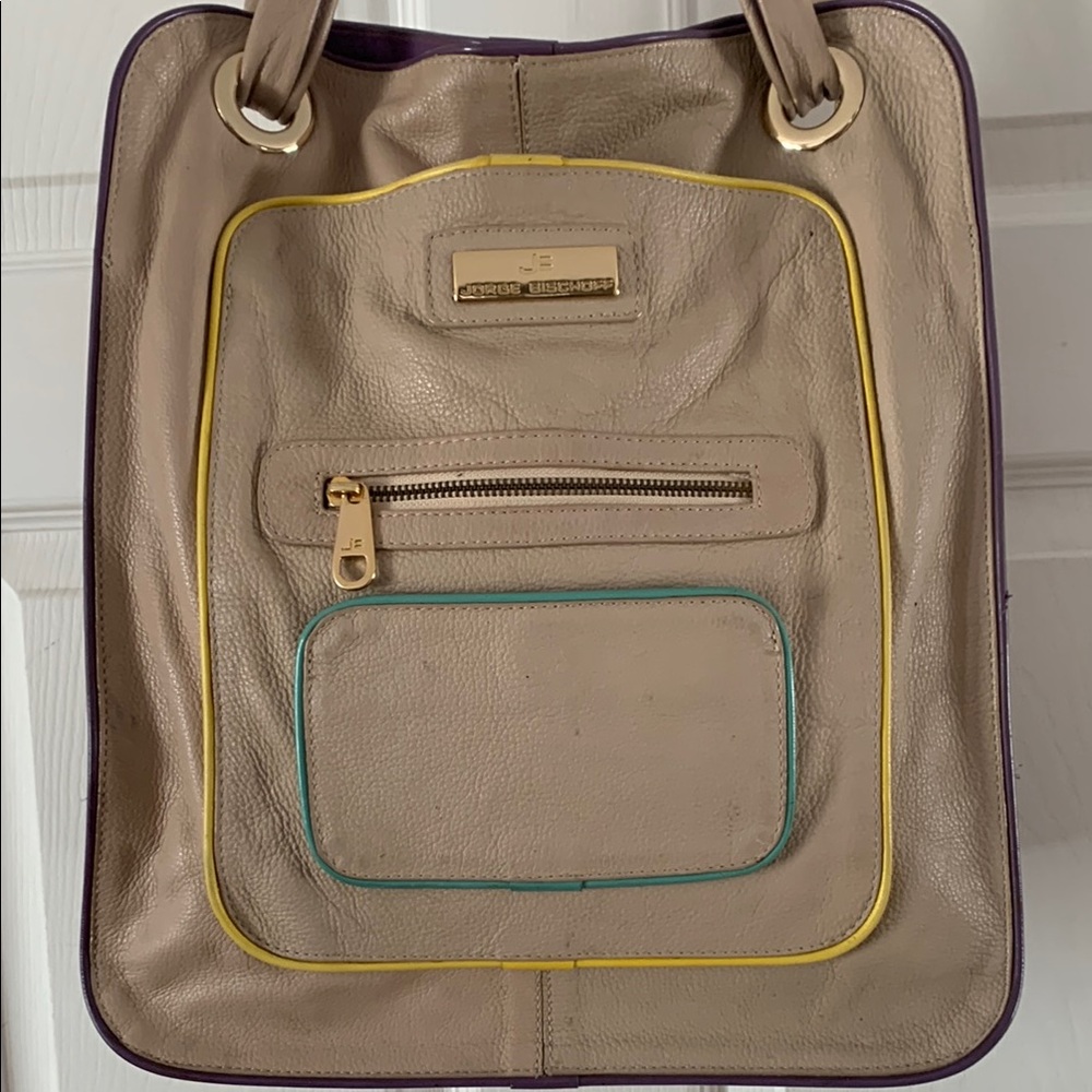Jorge Bischoff Leather Tote Bag